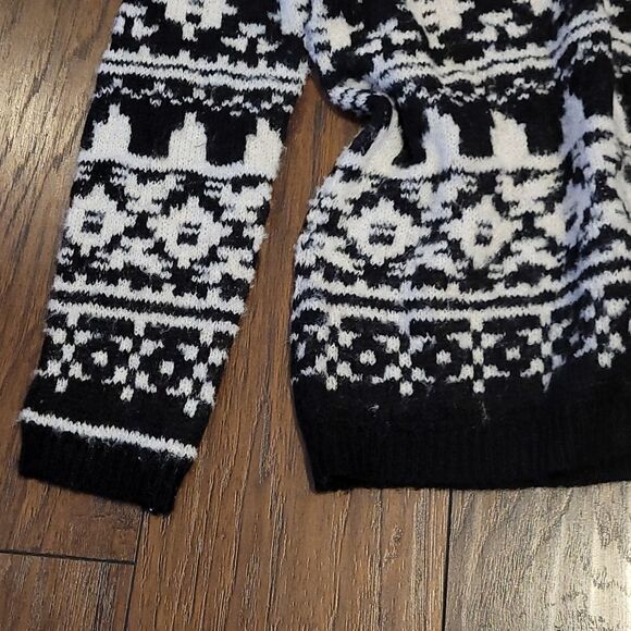 NWT Ski Sweater Sonoma Pattern Boucle Turtleneck Cowl-Neck - Picture 3 of 4